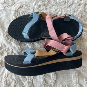 Teva platform sandals